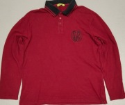 Wr) VERSACE JEANS ORYGINALNE POLO DŁ.RĘKAW Roz.S