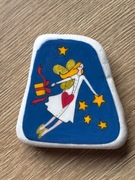 Aniołek, magnes na lodówkę, malowany kamień
