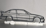 Model sylwetka BMW E36 325i druk 3d 