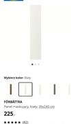 IKEA panel maskujący biały mat 39 na 240 cm