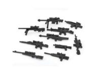 Zestaw broni współczesnej różnego rodzaju WW2 kompatybilne z Lego, Cobi