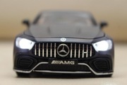 Model samochodu jak Mercedes AMG GT 1:32 światła dźwięk otwierany
