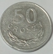 50 GROSZY 1983 - USTERKI BICIA MONETY