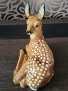 Sarna figurka z porcelany duża Arno Apel