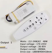 Inteligentny sterownik LED 2.4G Zasilacz do ściemniania zdalnego