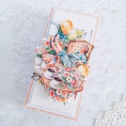 Kartka, ręcznie robiona, urodziny, imieniny, 60, emerytura