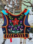 Stroje krakowskie dla dziewczynek, ręcznie szyte, 6 części