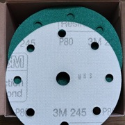 Dyski Ścierne 3M 245 Hookit P80 150mm - 50 szt. (PN 00315)