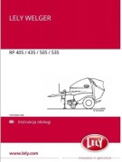 Instrukcja obsługi  Welger RP 405, 435, 505, 535