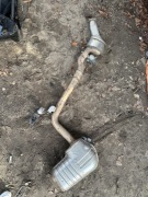 Audi A4 B9 tlumik środkowy i katalizator