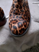 Botki damskie w panterkę 41