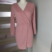 Sukienka damska, r. 38, długi rękaw, miękki materiał