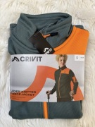 CRIVIT Damska kurtka z dzianiny i polaru ciemnozielona S 36/38