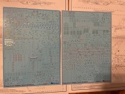 Kalkomania Su-27 Su-27UB Su-33 skala 1/72 (Begemot 72-030)