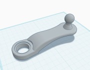 Adapter na rower do telefonu na kulkę 17mm