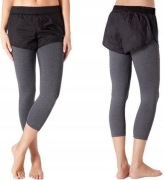 Calzedonia legginsy sportowe treningowe 2w1 Spodenki r.S