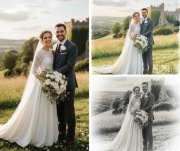 Twoje Zdjęcie jako Szkic Węglem lub Akwarelą z Ramką