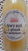 Ocet z gruszek z goździkami, 330 ml - żywy