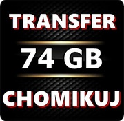 CHOMIKUJ TRANSFER 74  GB BEZTERMINOWO 