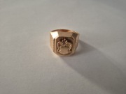 Złoty sygnet męski