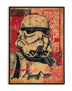 Vintage Plakat A3 STORMTROOPER Gwiezdne Wojny - trzeci plakat GRATIS