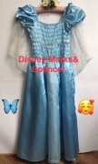 Niebieska sukienka księżniczki Marks & Spencer 7-8 lat. Disney. Nowa -50