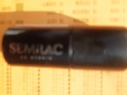 Semilac by hybrid lakier do paznokci czarny