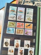 Duży klaser znaczków Polska + świat ok. 300. bloki, serie tematyczne PRL