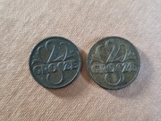 Polska, 2x 2 grosze 1937 1938 II RP stan