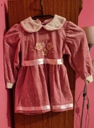 Sukienka różowa I czerwona 