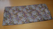 Kupon materiału z PRL barwna wiskoza łączka 400/91 cm
