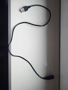 Przedłużacz USB 2.0 A-A | Kabel USB męski–żeński | 50 cm