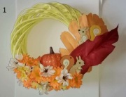 WIANEK JESIENNY DEKORACJA DRZWI handmade 3 rodzaje