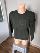 Stone Island sweatshirt bluza 176 junior crewneck ciemna zieleń 