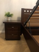 Szafka nocna drewno Lissy Ambasador buk wenge 45cm x 51 cm