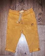 Żółte spodnie Reserved r. 80