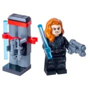 LEGO Super Heroes - Black Widow - sh637 + stojak na broń