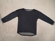 Błyszcząca granatowa bluza dresowa H&M 158 - 164 36