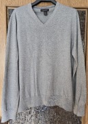 Sweter jedwabny męski, Banana Republic rozmiar L