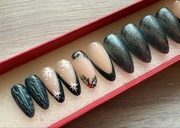 Ręcznie malowane sztuczne paznokcie,press on nails