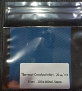 Termopad thermopad 0.5mm 100x20 21w/mk