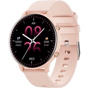 ZEGAREK INTELIGENTNY SMARTWATCH G25 POŁĄCZENIA APLIKACJE FITNESS RÓŻOWY