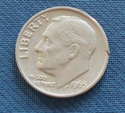 USA - 1 dime, 10 cent 1965r.