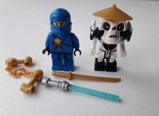 Lego Ninjago njo004 Jay Golden Weapons + njo028 Wyplash ( 2 szt. )