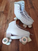 Wrotki r. 40 OXELO Decathlon Rozmiar 40 Białe Stan Bardzo Dobry HIT!