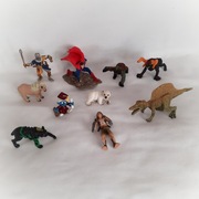 Figurki Schleich Superman Koń Rycerz Smerf Dinozaur