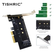 TISHRIC PCIE M2 Nvme Adapter PCIE do M.2 SSD Nvme do PCI-E 4X