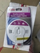 Dualny czujnik dymu i tlenku węgla K10SCO 10 sztuk