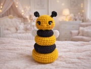 Układanka dla maluszka wykonana na szydełku