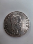 Moneta Victorio Emanuele II 1874